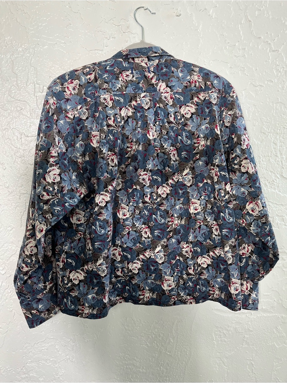 Vintage Handmade Floral Lace Button Up Blouse - Picture 3 of 6